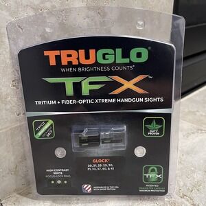 TruGlo TFX TG13GL2A Tritium Fiber Optic Xtreme Sights Green Dot Glock